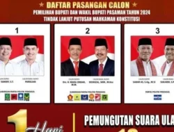 Tiga Pasangan Calon Berebut Kursi Bupati, Hasil Real Count PSU Pilkada Kabupaten Pasaman, Sumbar