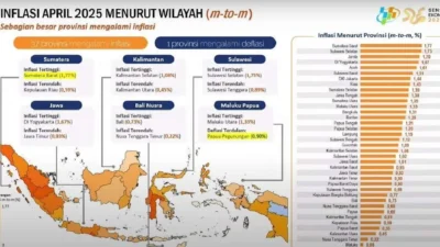 Sumbar Catat Inflasi Tertinggi Nasional April 2025, Dampak Kenaikan Tarif Listrik dan Konsumsi Cabai