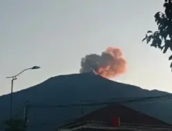 Gunung Marapi Erupsi, Bupati Tanah Datar Imbau Warga Tetap Waspada dan Gunakan Masker