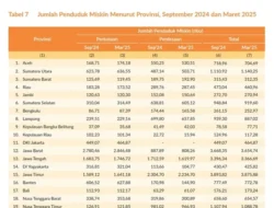 Kemiskinan Nasional Turun, Tapi Ketimpangan Regional Masih Tinggi di 2025