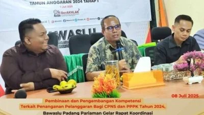 Tingkatkan Kapasitas ASN, Bawaslu Padang Pariaman Hadirkan Narasumber dari Provinsi
