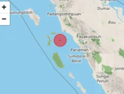 Gempa M5,3 Guncang Pasaman Barat, Terasa Kuat di Padang Pariaman Dini Hari
