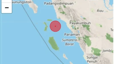Gempa M5,3 Guncang Pasaman Barat, Terasa Kuat di Padang Pariaman Dini Hari