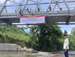 Aktivitas Pengambilan Pasir Ancam Jembatan Baru Simaruok, Camat Lubukbasung Ambil Tindakan Tegas