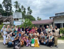 Mahasiswa KKN-T Universitas Mohammad Natsir Gelar Cek Kesehatan Gratis untuk Warga Korong Kampung Tanjung