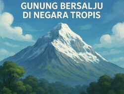 Fenomena Langka! Gunung Bersalju Abadi di Papua, Indonesia