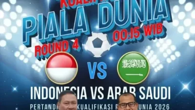 Walikota Bukittinggi Ajak Nobar Indonesia Vs Arab Saudi di Pelataran Jam Gadang Nanti Malam
