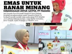 Dulang Emas untuk Sumbar, Personil Satpol PP Padang Perkasa di Cabang Kempo PON Beladiri 2025 