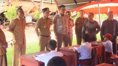 Wabup Padang Pariaman Tinjau Ujian di Sekolah Terdampak Banjir Batang Anai