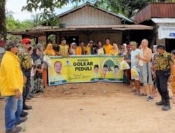 Golkar Padang Pariaman Salurkan 750 Paket Sembako untuk Korban Banjir dan Longsor
