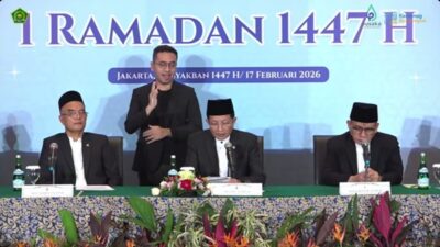 Pemerintah Tetapkan 1 Ramadan 1447 H Jatuh 19 Februari 2026, Hilal Tak Penuhi Kriteria MABIMS