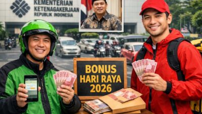 Menaker Yassierli Terbitkan SE Bonus Hari Raya 2026 untuk Driver dan Kurir Online