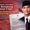 Pemerintah Tetapkan Hari Berkabung Nasional 2–4 Maret 2026, Bendera Setengah Tiang untuk Try Sutrisno